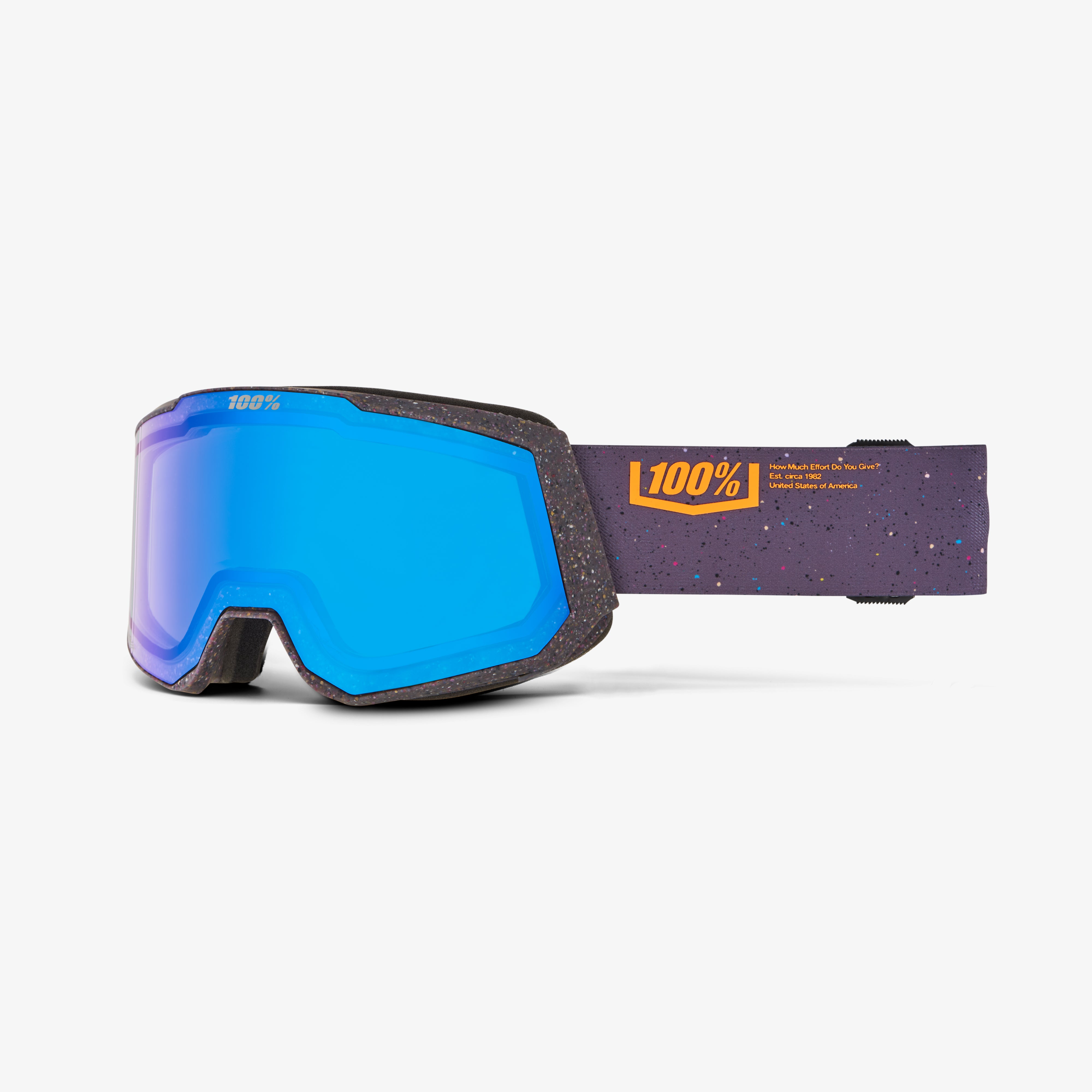 SNOWCRAFT XL HiPER Goggle Academia - Mirror Blue Flash Lens
