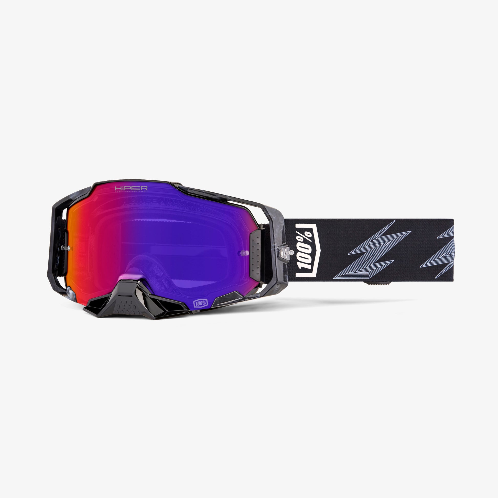 ARMEGA Goggle Crenshaw HiPER Purple Mirror Lens – 100% Europe
