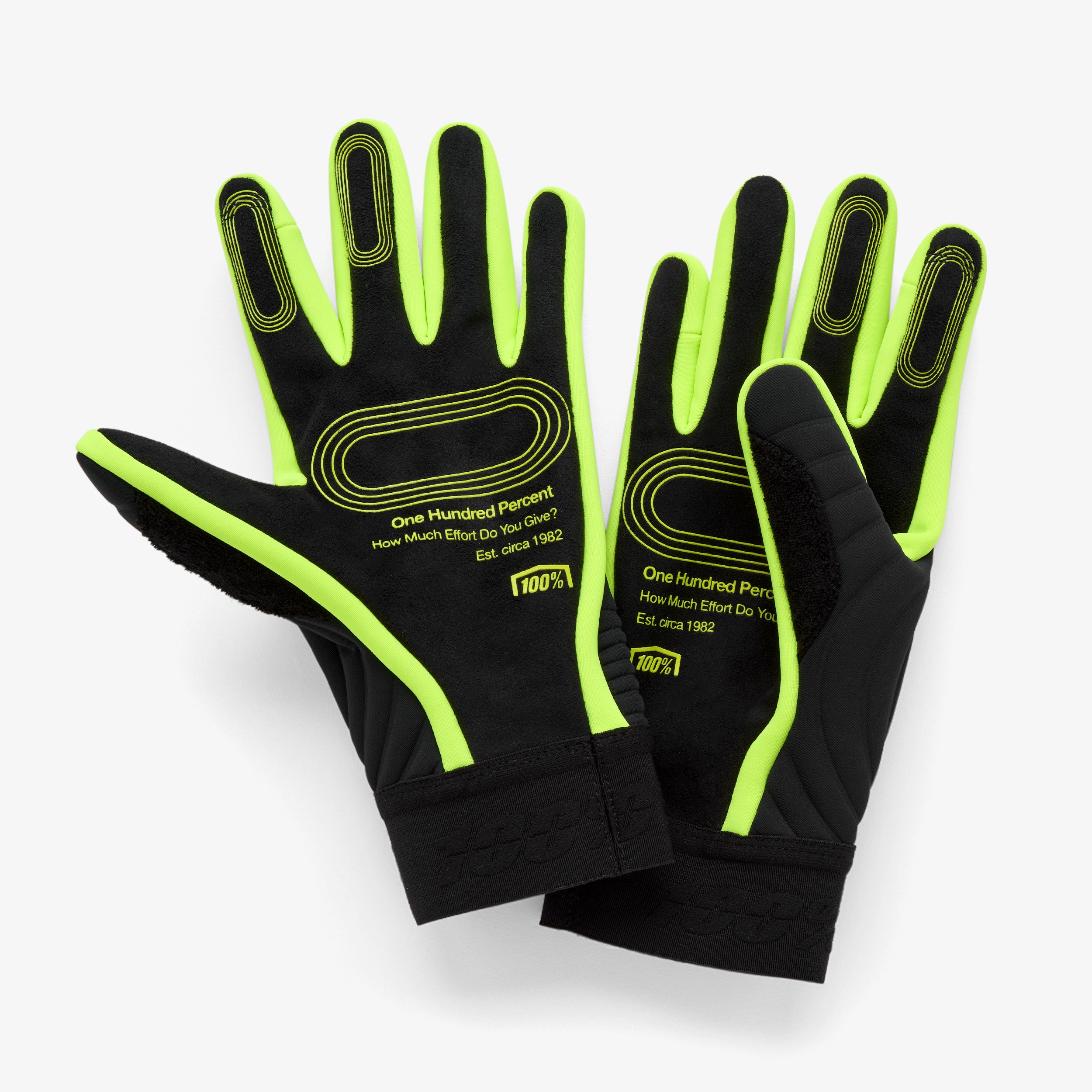 Gants BRISKER XTREME Black/Fluo Yellow - Secondary