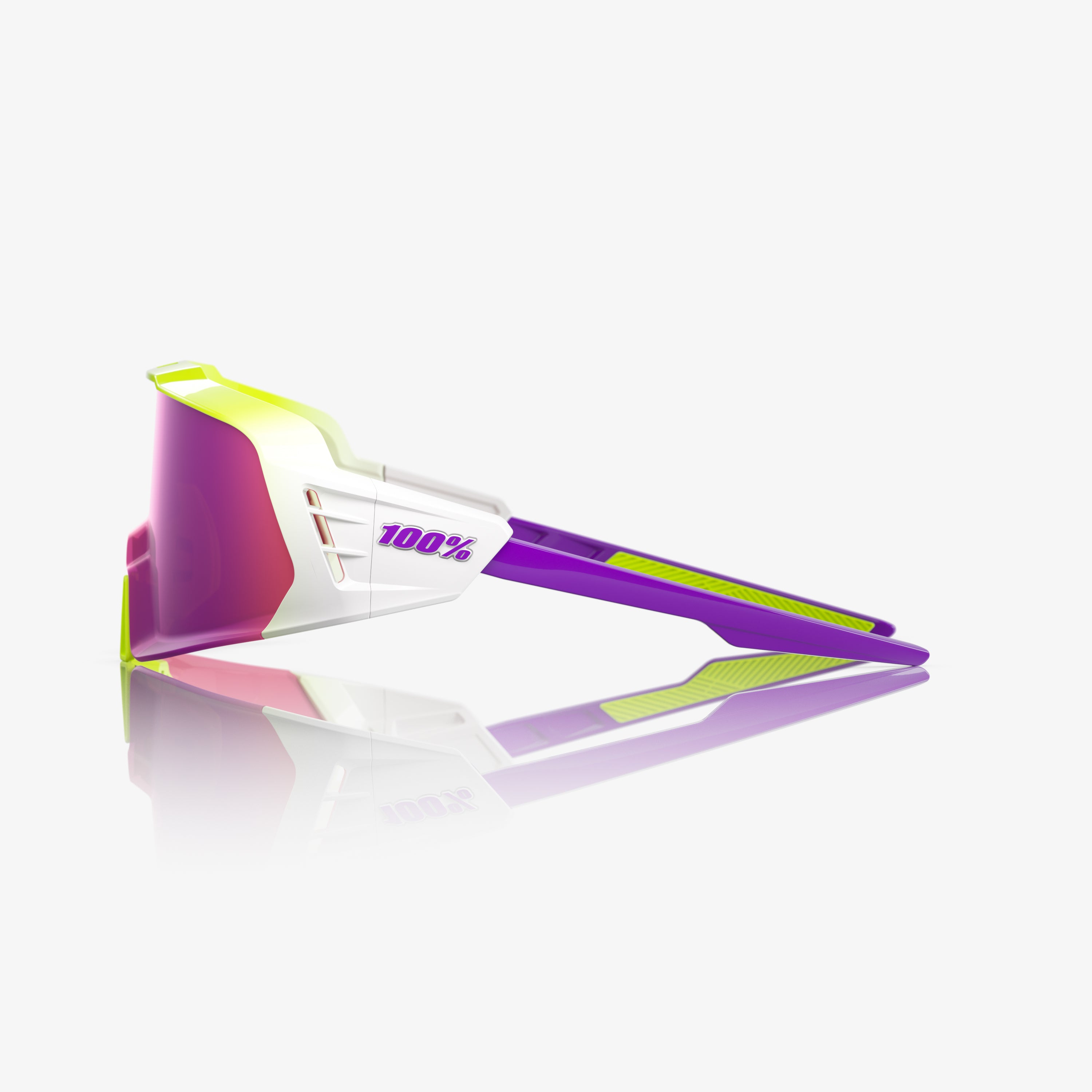 KORBIN X Polished Flo Yellow Fade Purple Mirror Lens