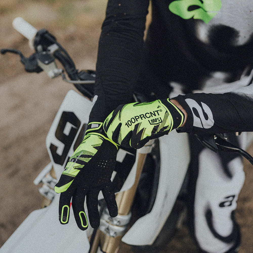 RIDEFIT Gloves Fluo Yellow/Black