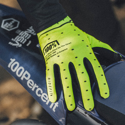 RIDEFIT Gloves Fluo Yellow