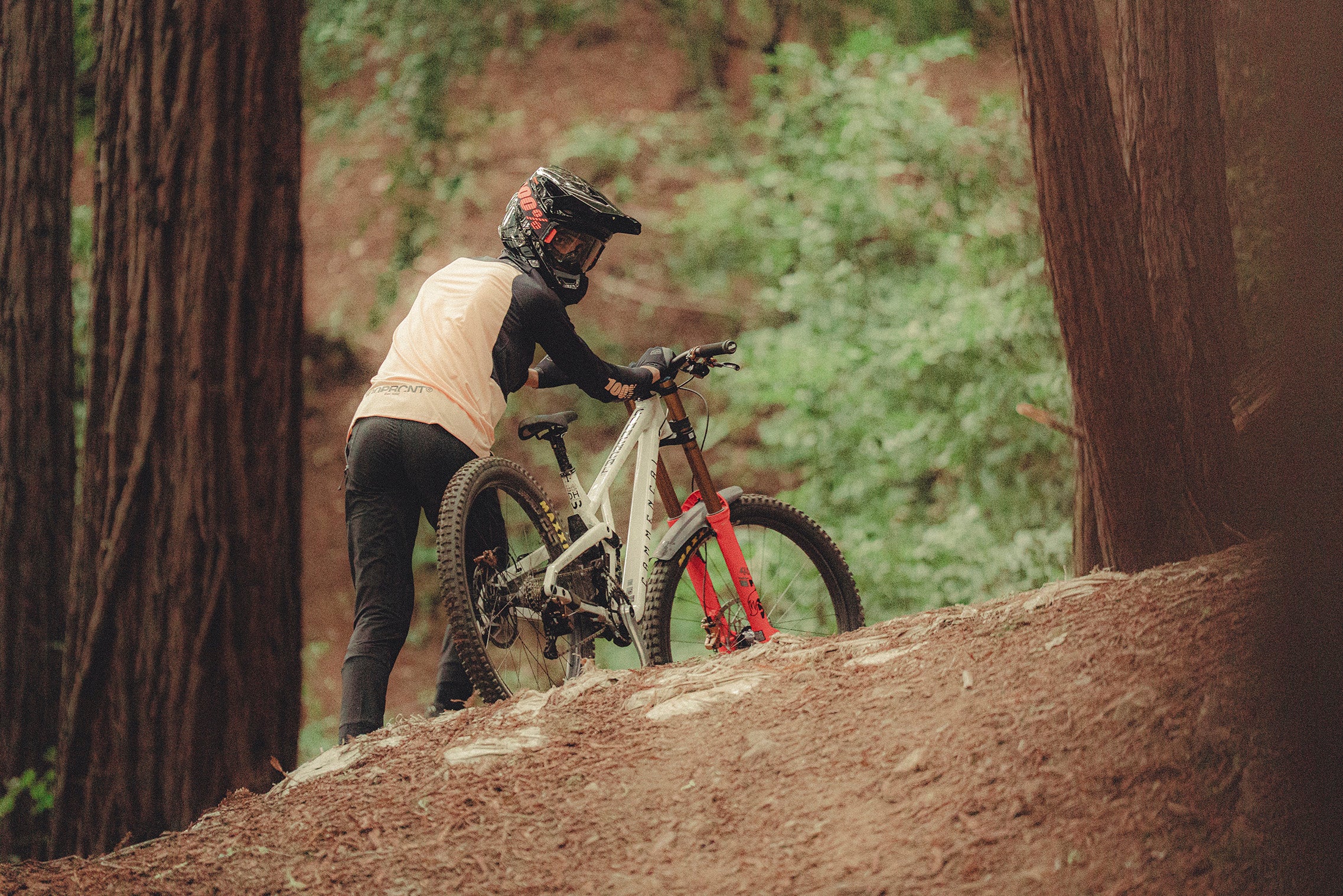 R-CORE X Long Sleeve Jersey Black/Peach