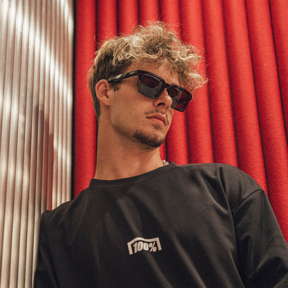 ERBA Polished Black Grey Polarized Lens