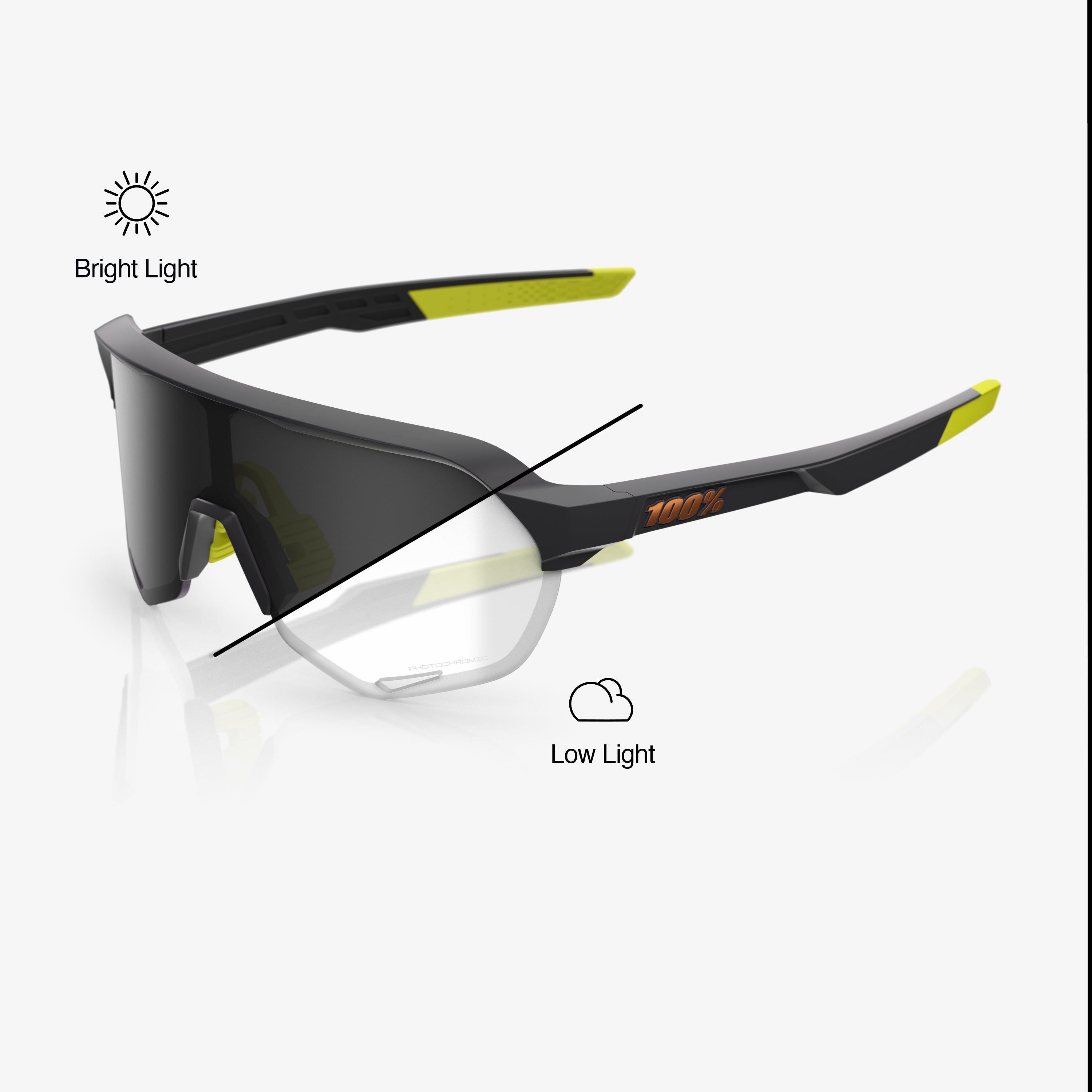 S2 - Soft Tact Cool Grey - Photochromic Lens - OS