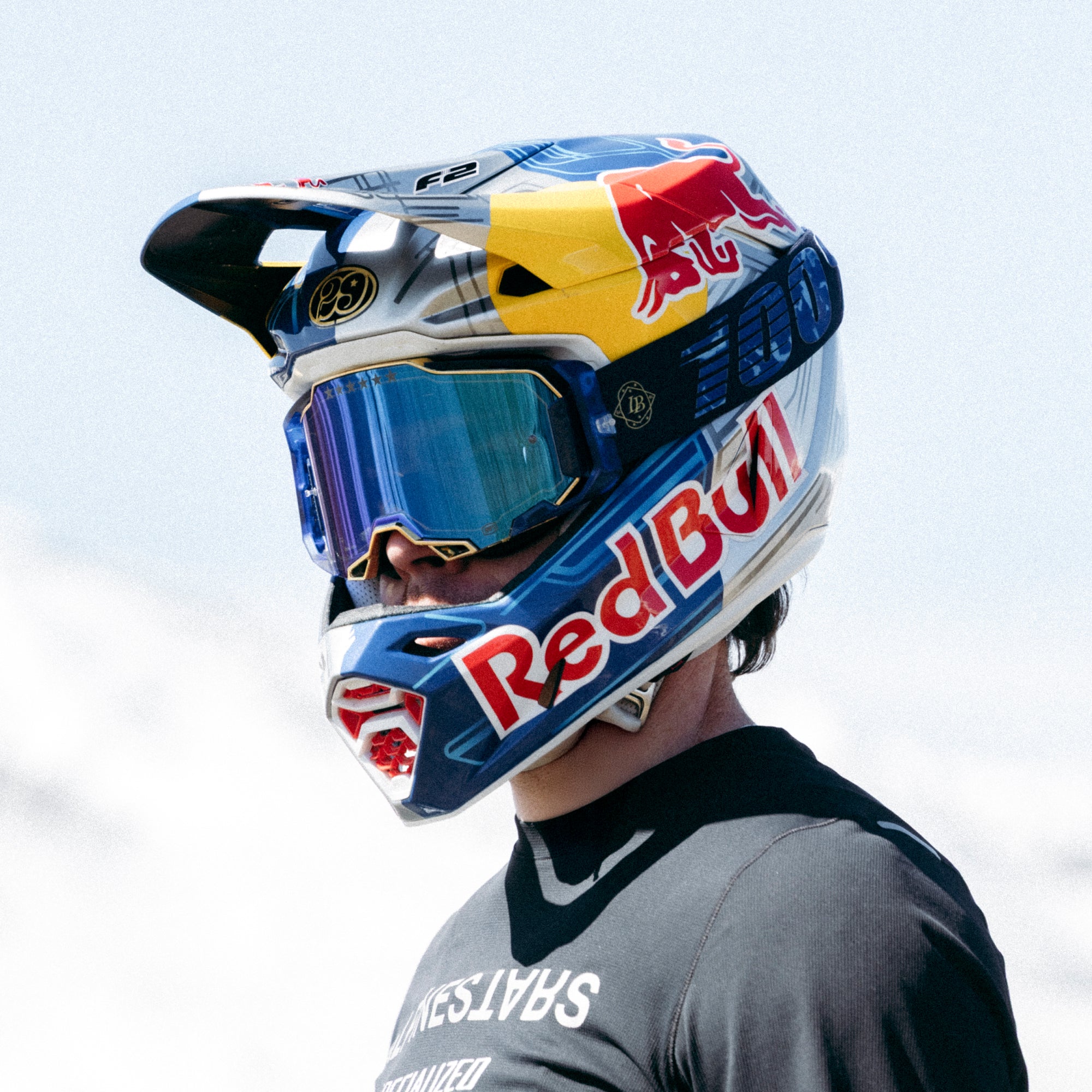 ARMEGA LE Goggle Bruni Signature Navy Blue/Gold