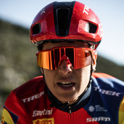 TREK TFR SPEEDCRAFT SL Translucent Matte Red HiPER Red Mirror Lens