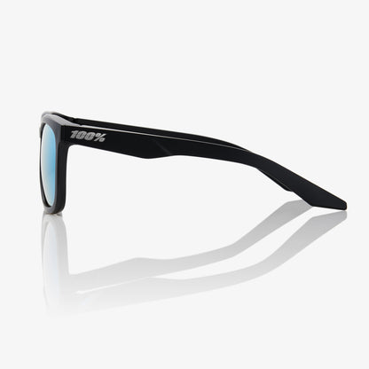 HUDSON - Matte Black - HiPER® Blue Multilayer Mirror Lens