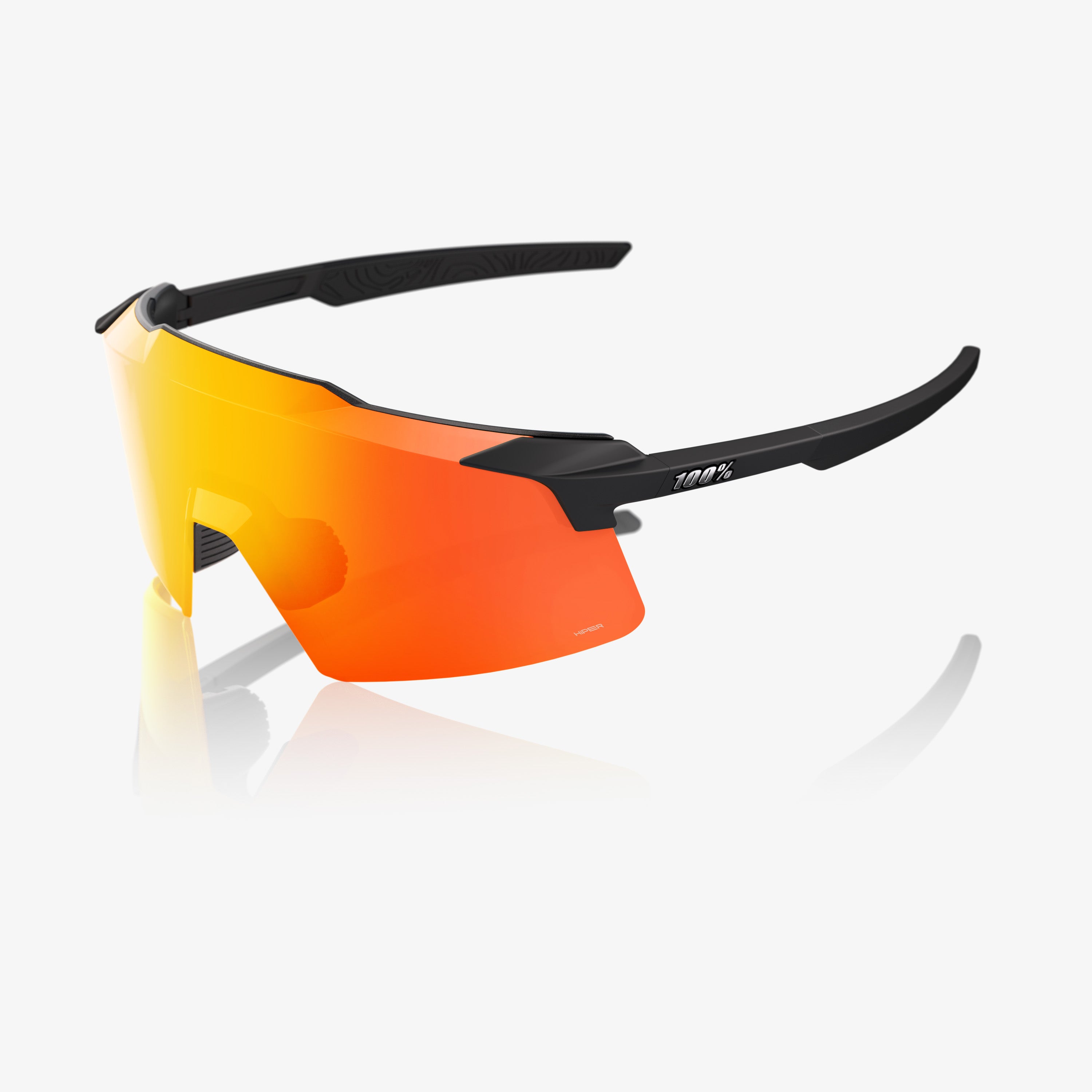 AEROCRAFT - Matte White - HiPER Blue Mirror Lens – 100% Europe