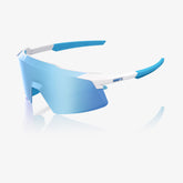 AEROCRAFT - Blanc Mat - Lentille Miroir Bleu HiPER