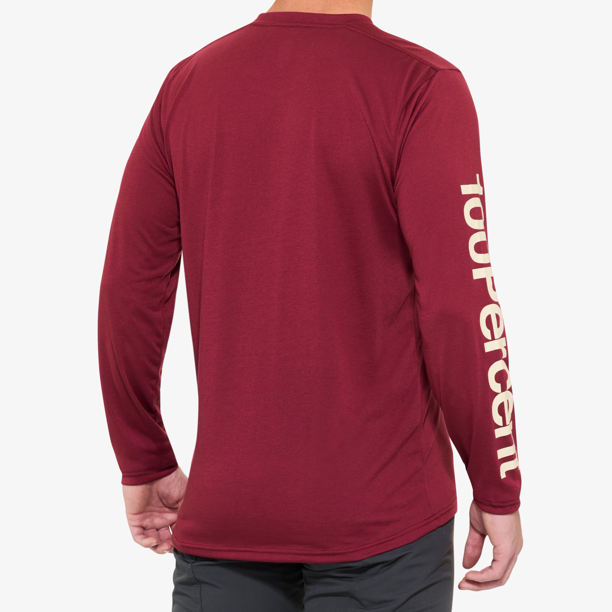 AIRMATIC Long Sleeve Jersey Merlot - Secondary