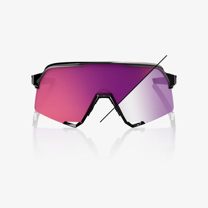 S3 - Gloss Black - Purple Mirror Photochromic