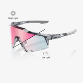 SPEEDCRAFT - Polished Translucent Grey - Rose Gold Mirror Photochromic Lens