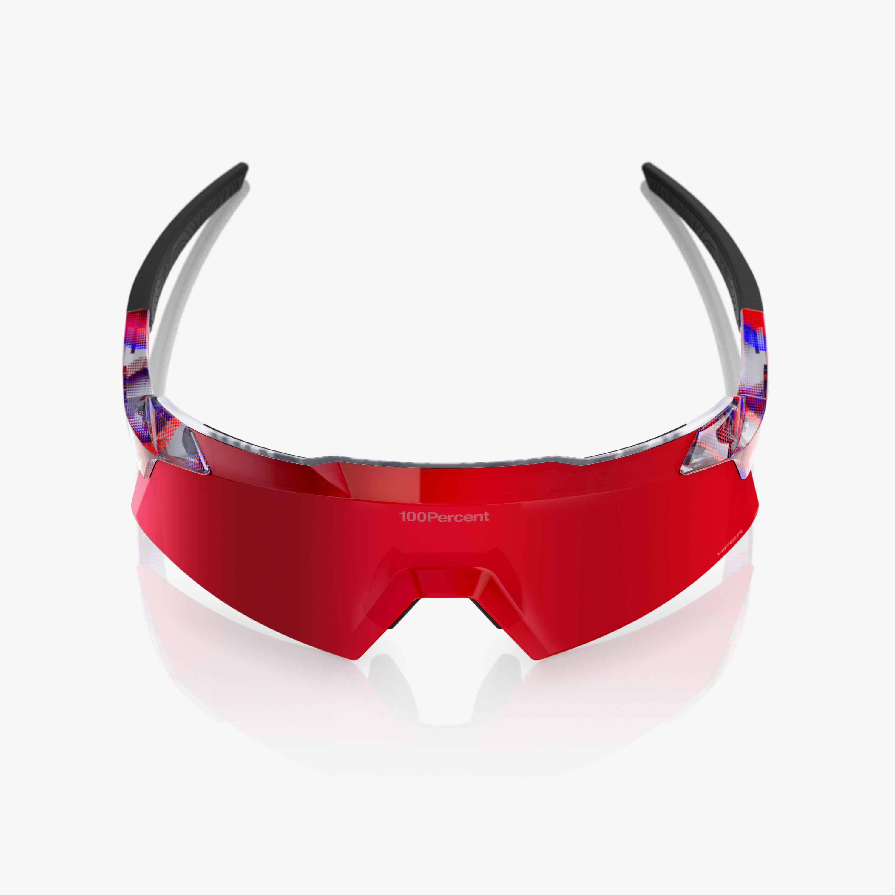 AEROCRAFT LE FDJ Gloss Translucent Red/Blue HiPER Fire Red Mirror Lens
