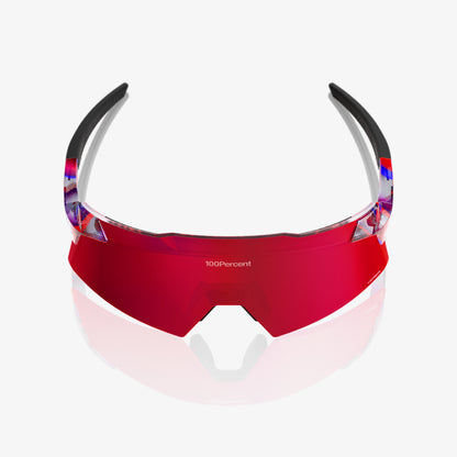 AEROCRAFT LE FDJ Gloss Translucent Red/Blue HiPER Fire Red Mirror Lens