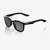 HUDSON Polished Black Grey Polarized Lens
