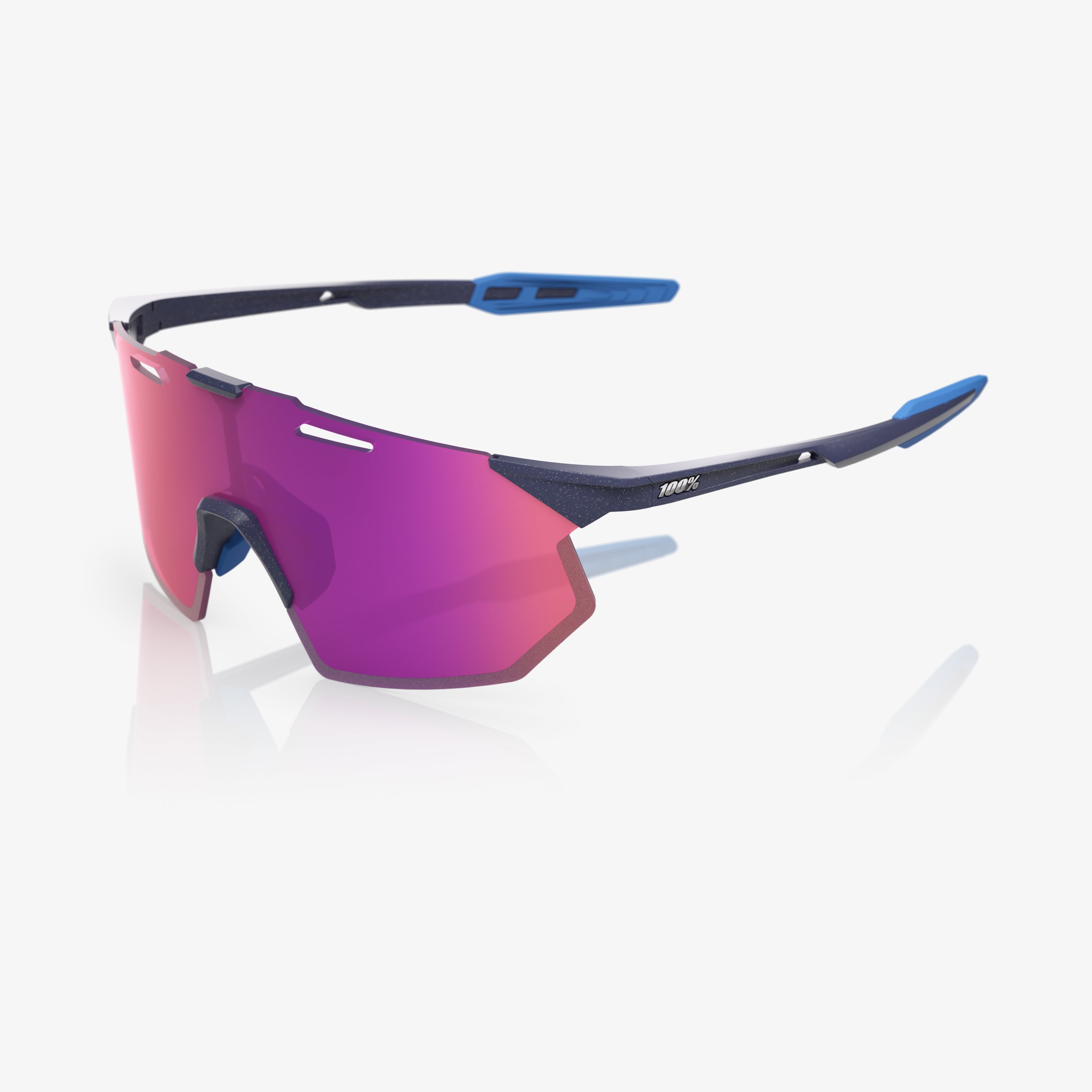 HYPERCRAFT SQ Satin Storm Metallic Purple Mirror Lens