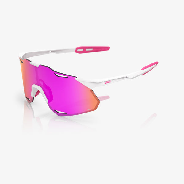 HYPERCRAFT XS Matte White/Pink HiPER Vital Pink Mirror Lens – 100