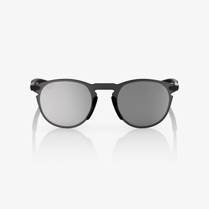 LEGERE ROUND Matte Black Silver Mirror Lens