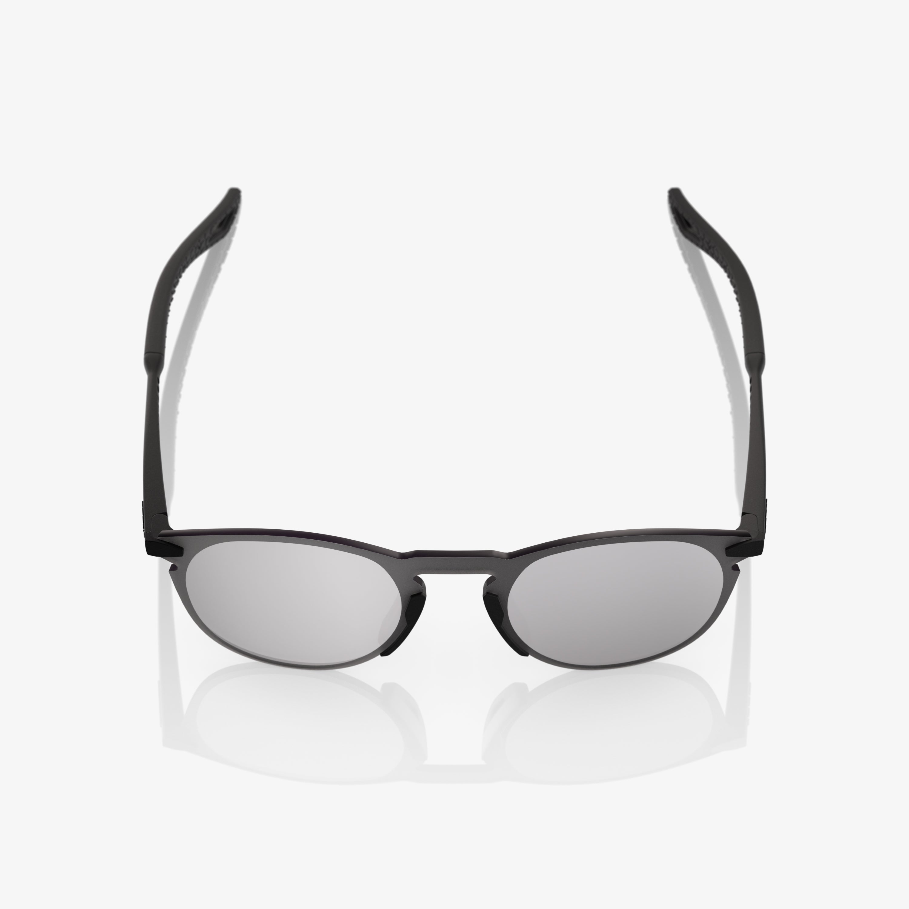 LEGERE ROUND Matte Black Silver Mirror Lens
