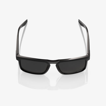 RENSHAW Polished Black Grey Polarized Lens