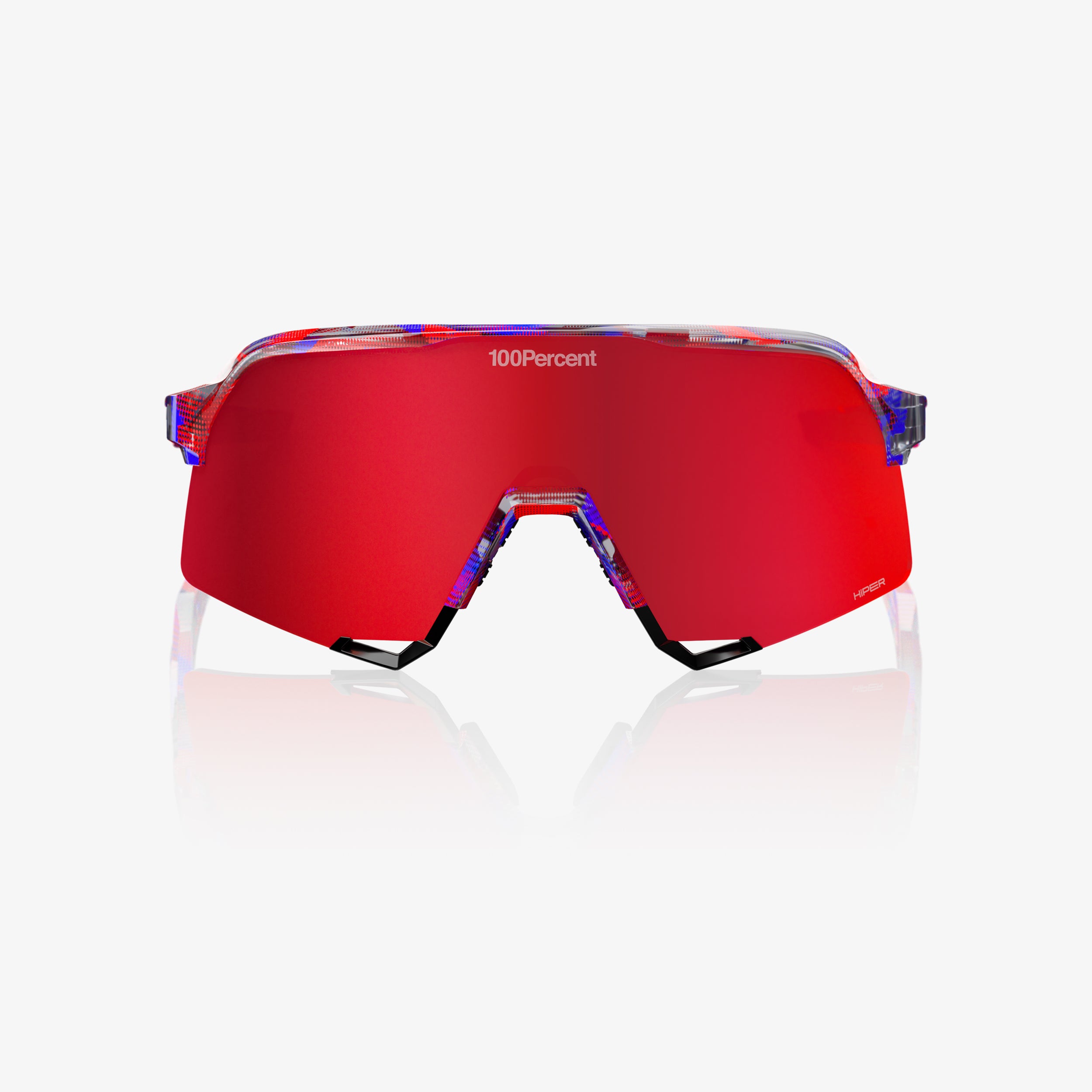 S3 LE FDJ Gloss Translucent Red/Blue HiPER Fire Red Mirror Lens - Secondary
