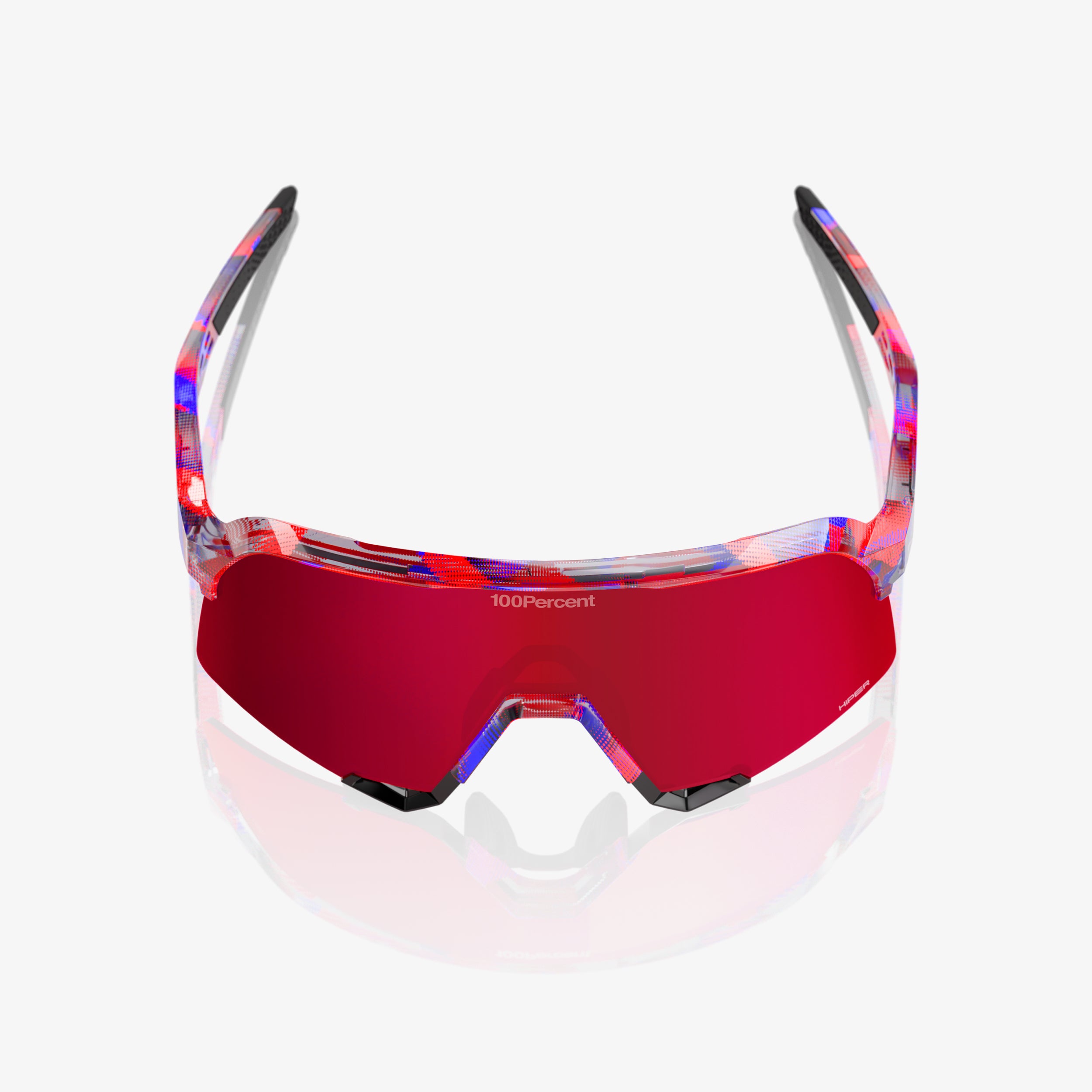 S3 LE FDJ Gloss Translucent Red/Blue HiPER Fire Red Mirror Lens