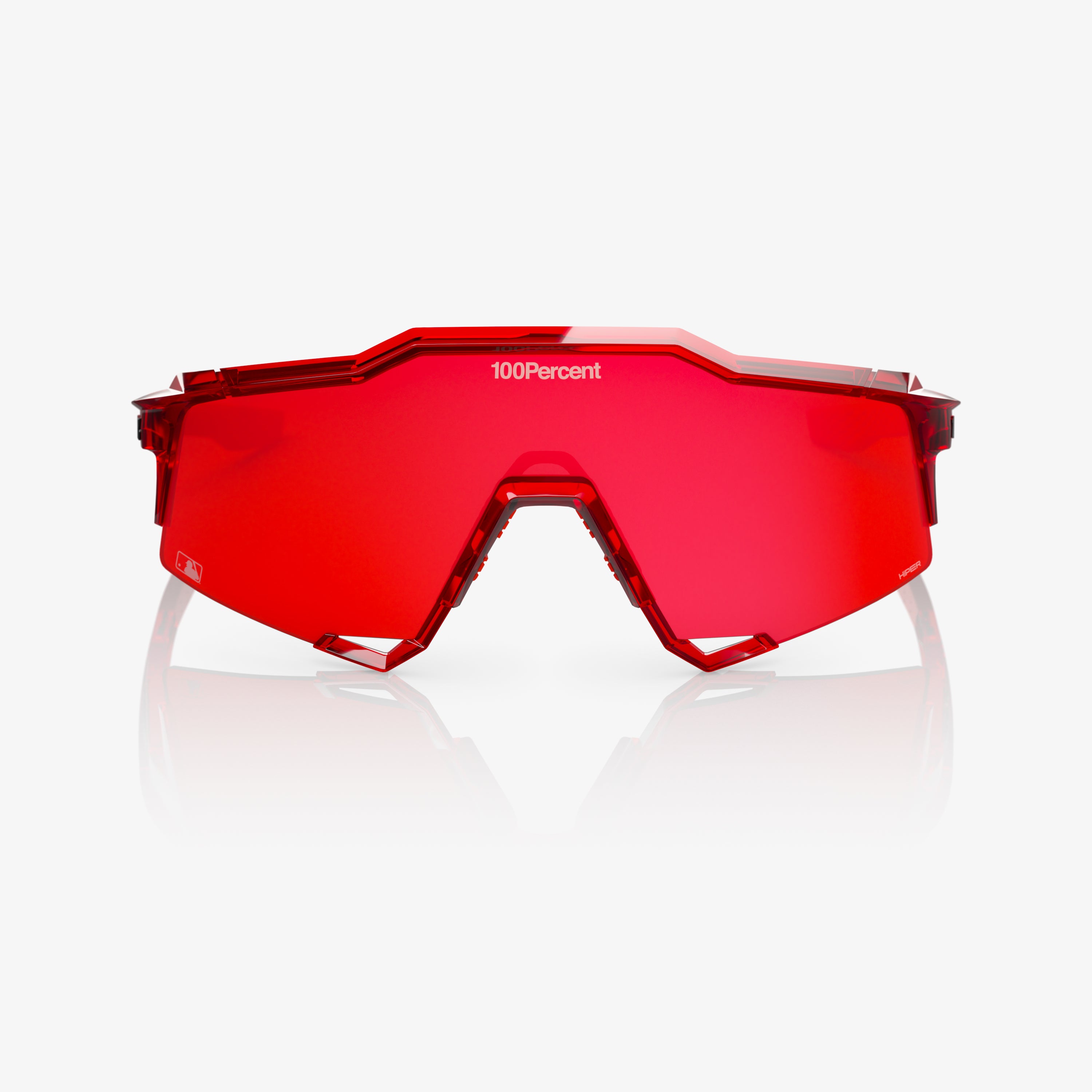 SPEEDCRAFT MLB Authentic Polished Translucent Red HiPER Fire Red Mirror Lens