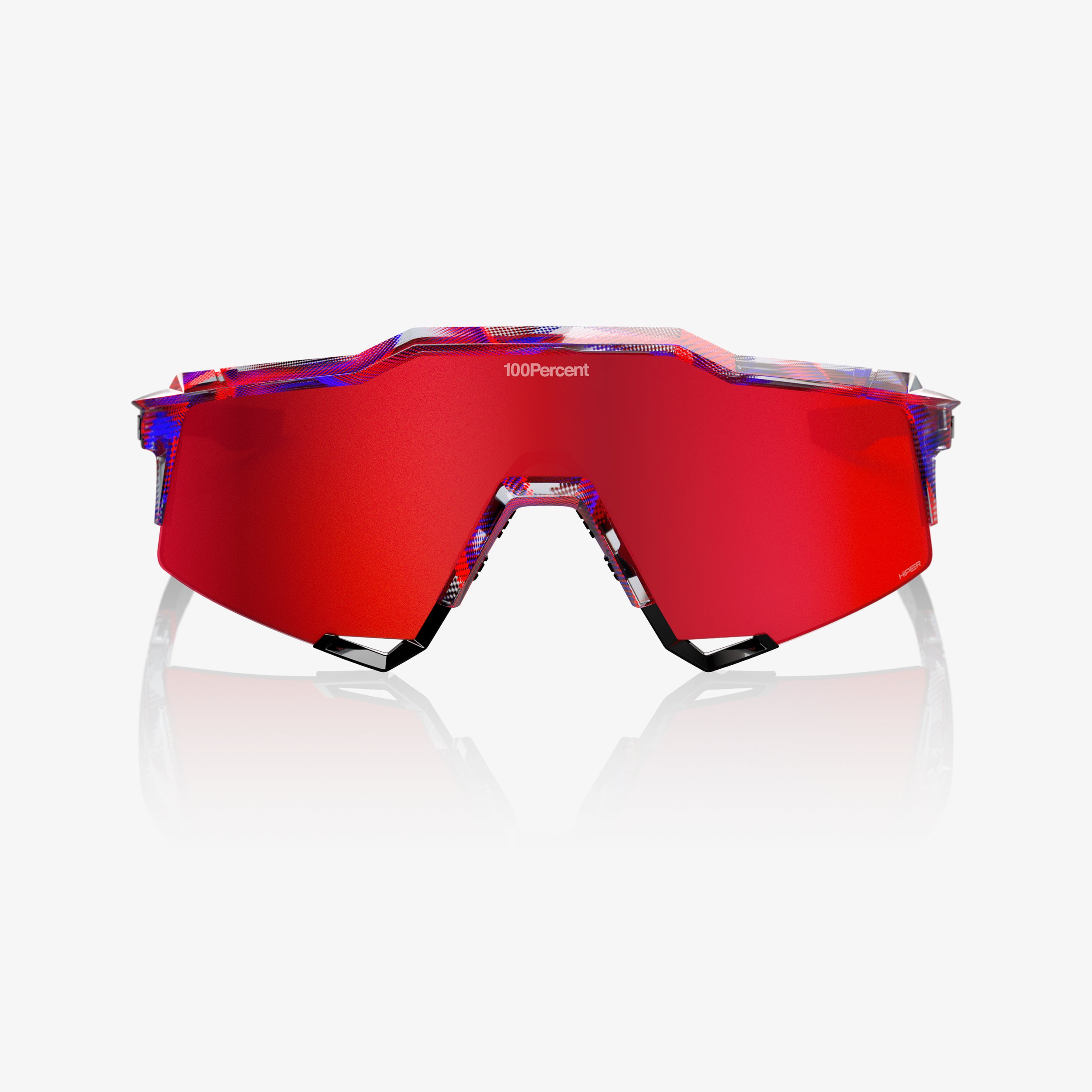 SPEEDCRAFT LE FDJ Gloss Translucent Red/Blue HiPER Fire Red Mirror Lens - Secondary