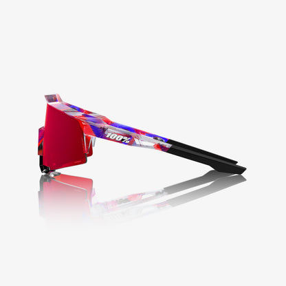 SPEEDCRAFT LE FDJ Rouge/Bleu translucide brillant, verres miroir HiPER rouge feu