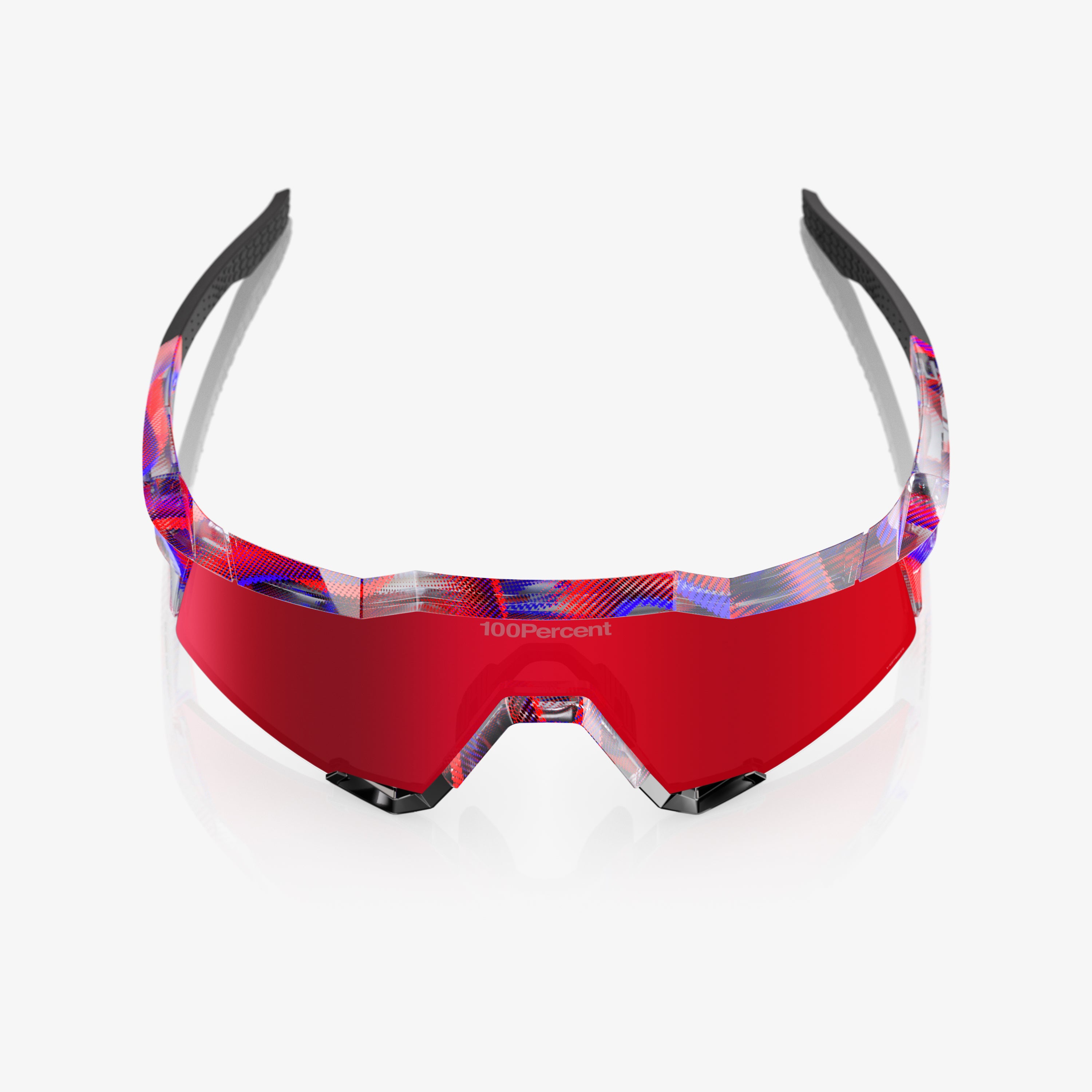 SPEEDCRAFT LE FDJ Gloss Translucent Red/Blue HiPER Fire Red Mirror Lens