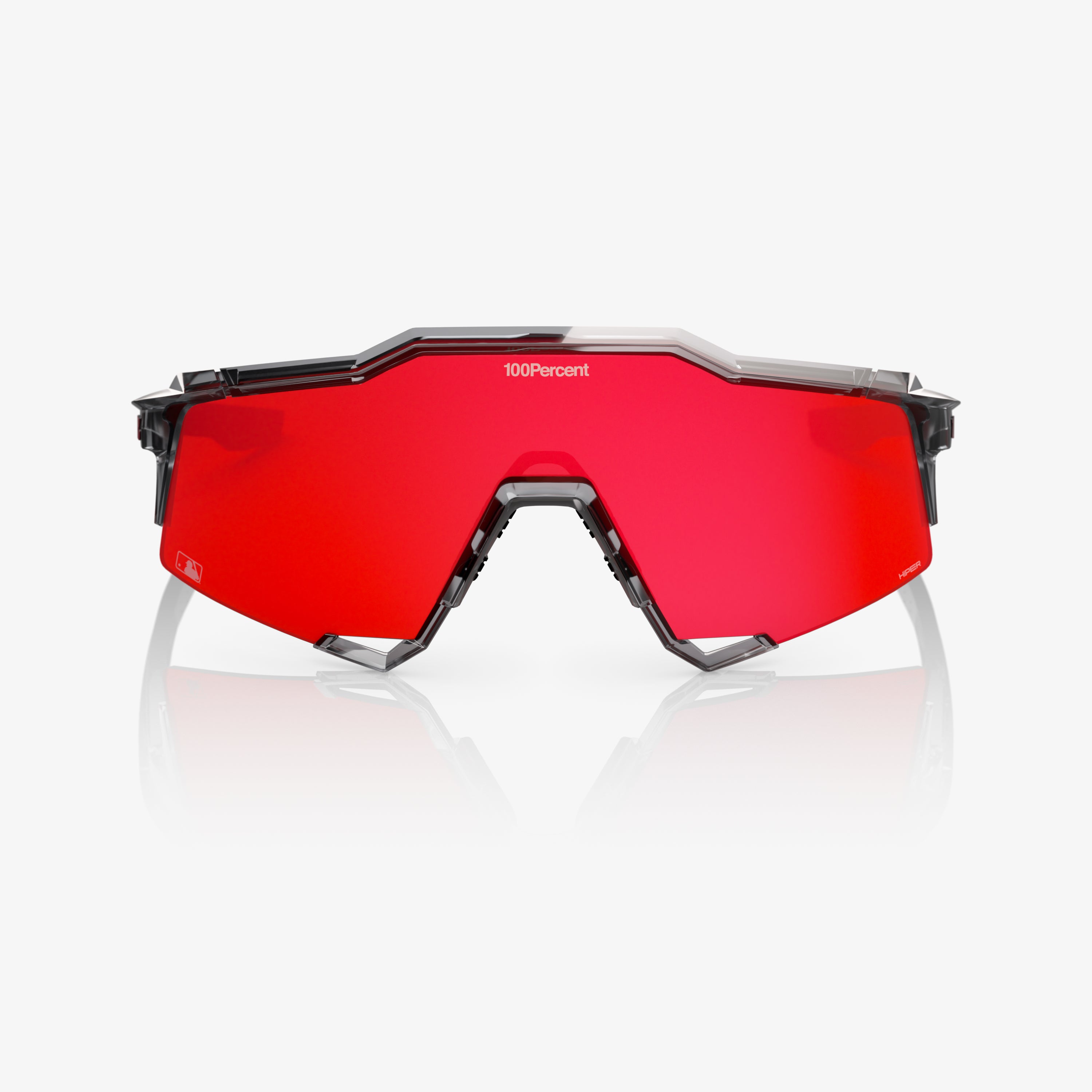 SPEEDCRAFT MLB Authentic Polished Translucent Grey HiPER Fire Red Mirror Lens - Secondary