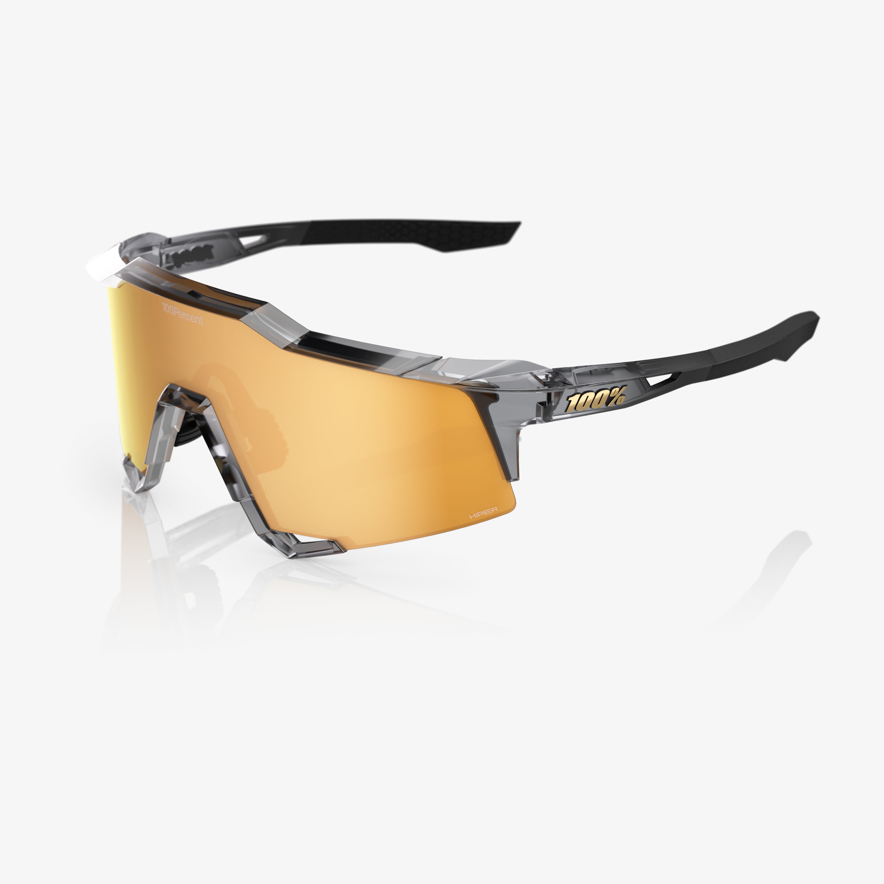 SPEEDCRAFT MLB Authentic Polished Translucent Grey HiPER 24K Gold Mirror Lens