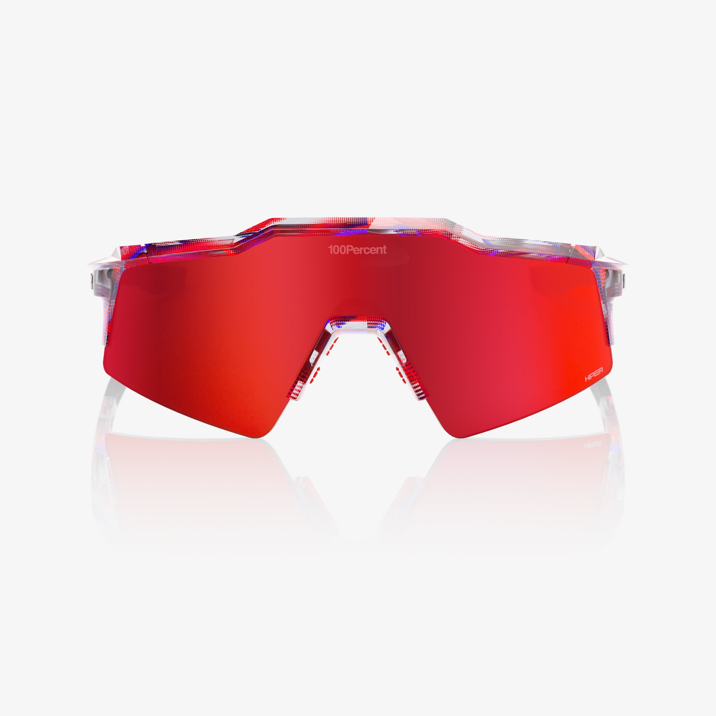 SPEEDCRAFT SL LE FDJ Gloss Translucent Red/Blue HiPER Fire Red Mirror Lens - Secondary