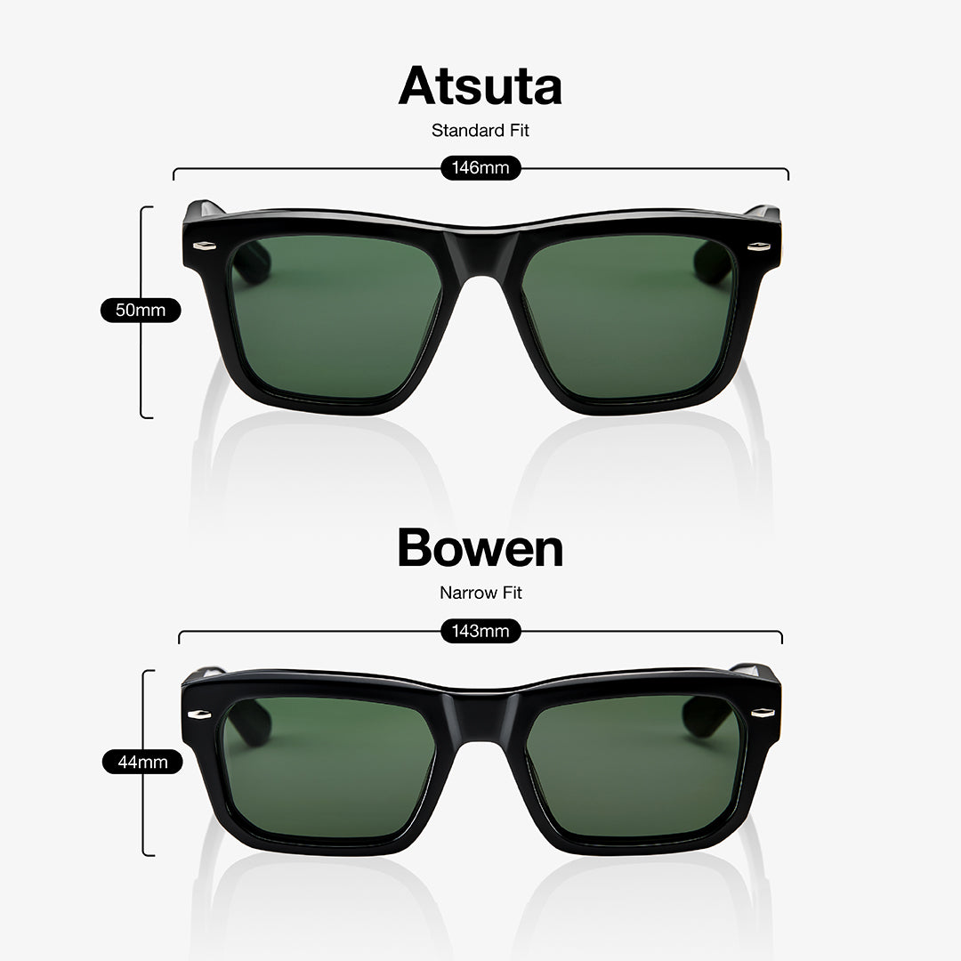 ATSUTA Polished Tortoise GreyGreen Lens
