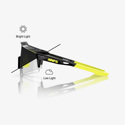 SPEEDCRAFT® SL – Glänzend schwarz – Photochrome Gläser