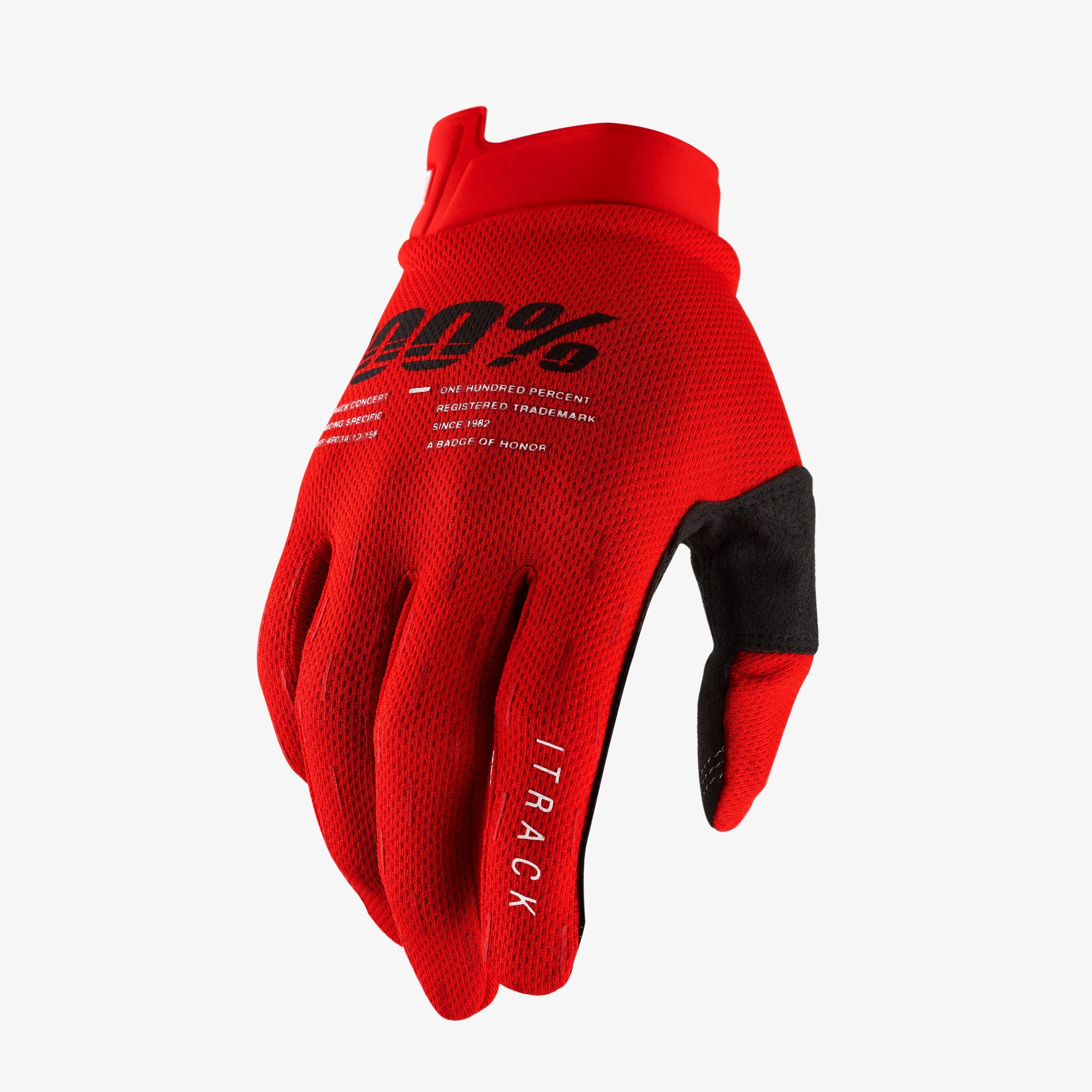 Gants ITRACK Moto Rouge