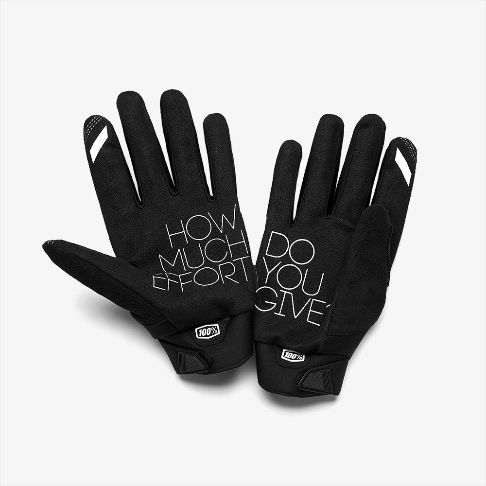 BRISKER YOUTH Handschuhe Fluo-Orange/Schwarz – 100 % Europa