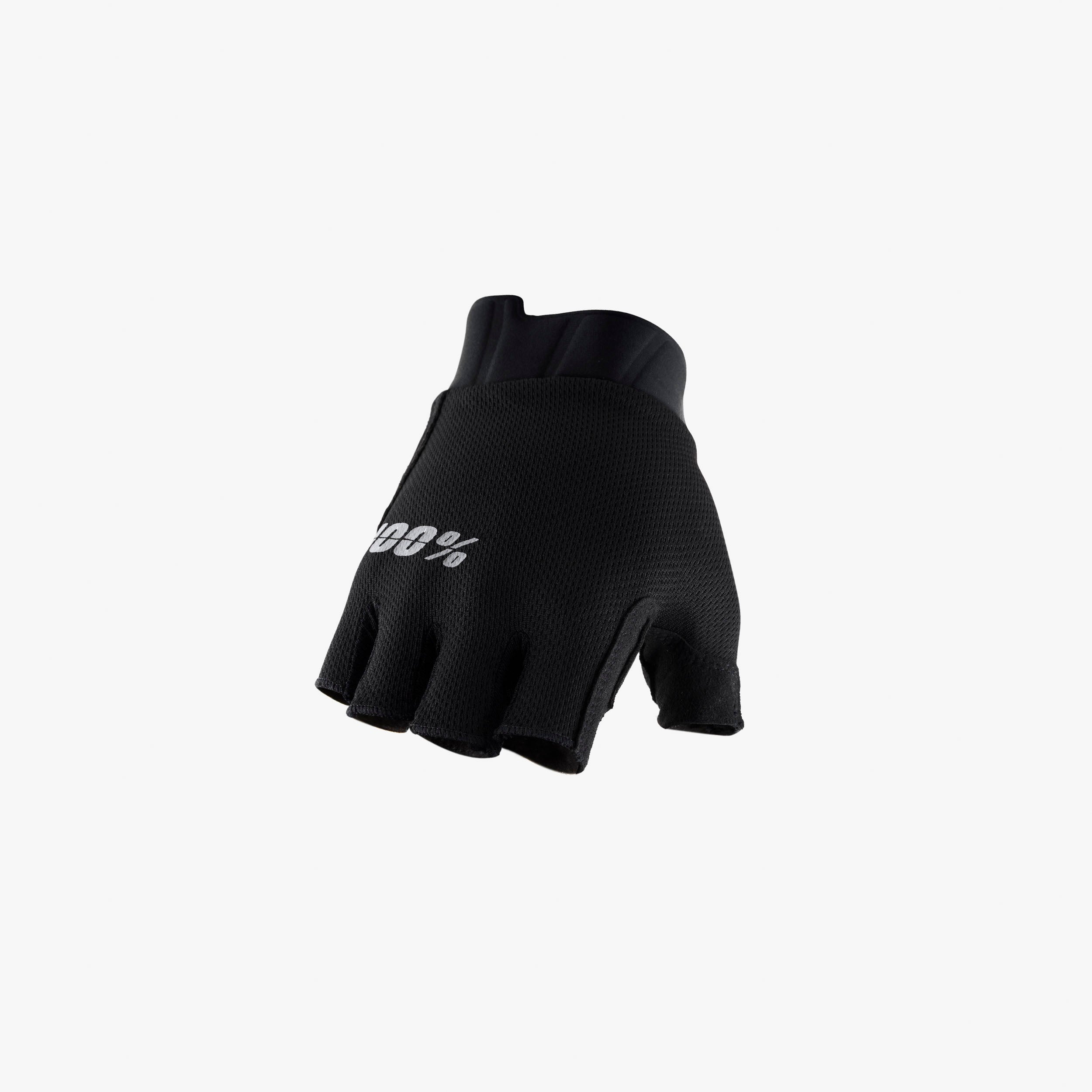 EXCEEDA Gel Short Finger Gloves Black