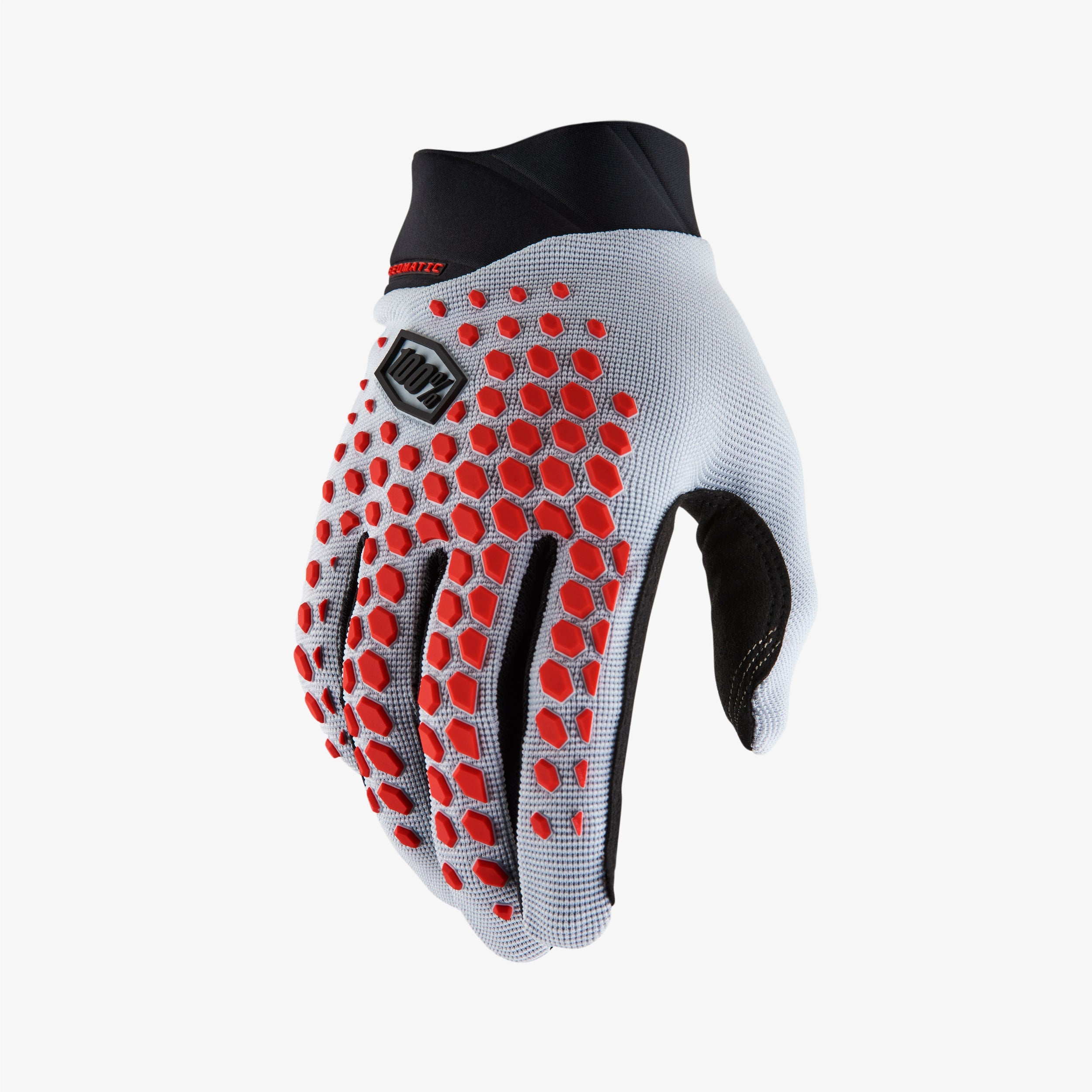 Gants GEOMATIC Grey/Racer Red VTT