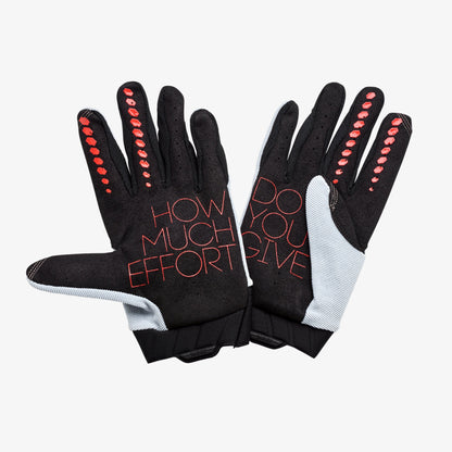 Gants GEOMATIC Grey/Racer Red VTT