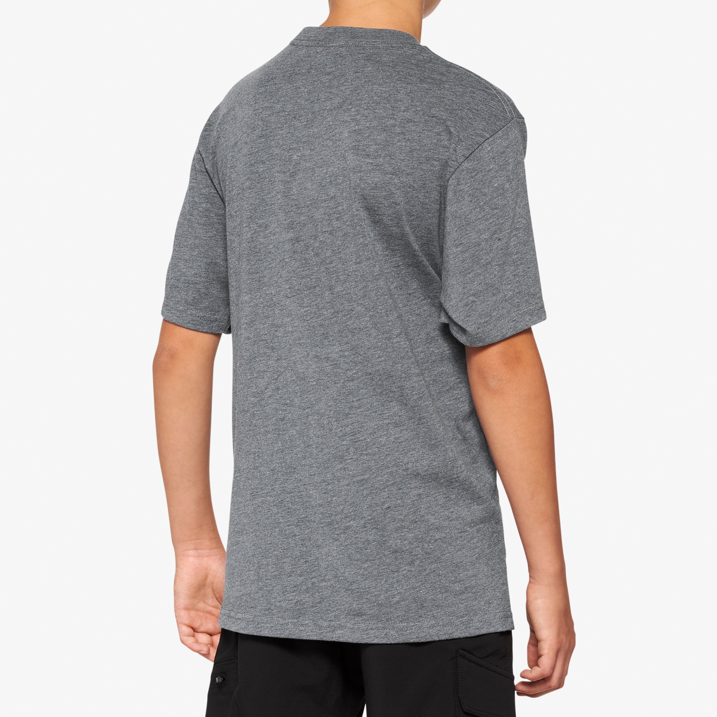 ICON YOUTH Short Sleeve Tee Heather Grey - Secondary