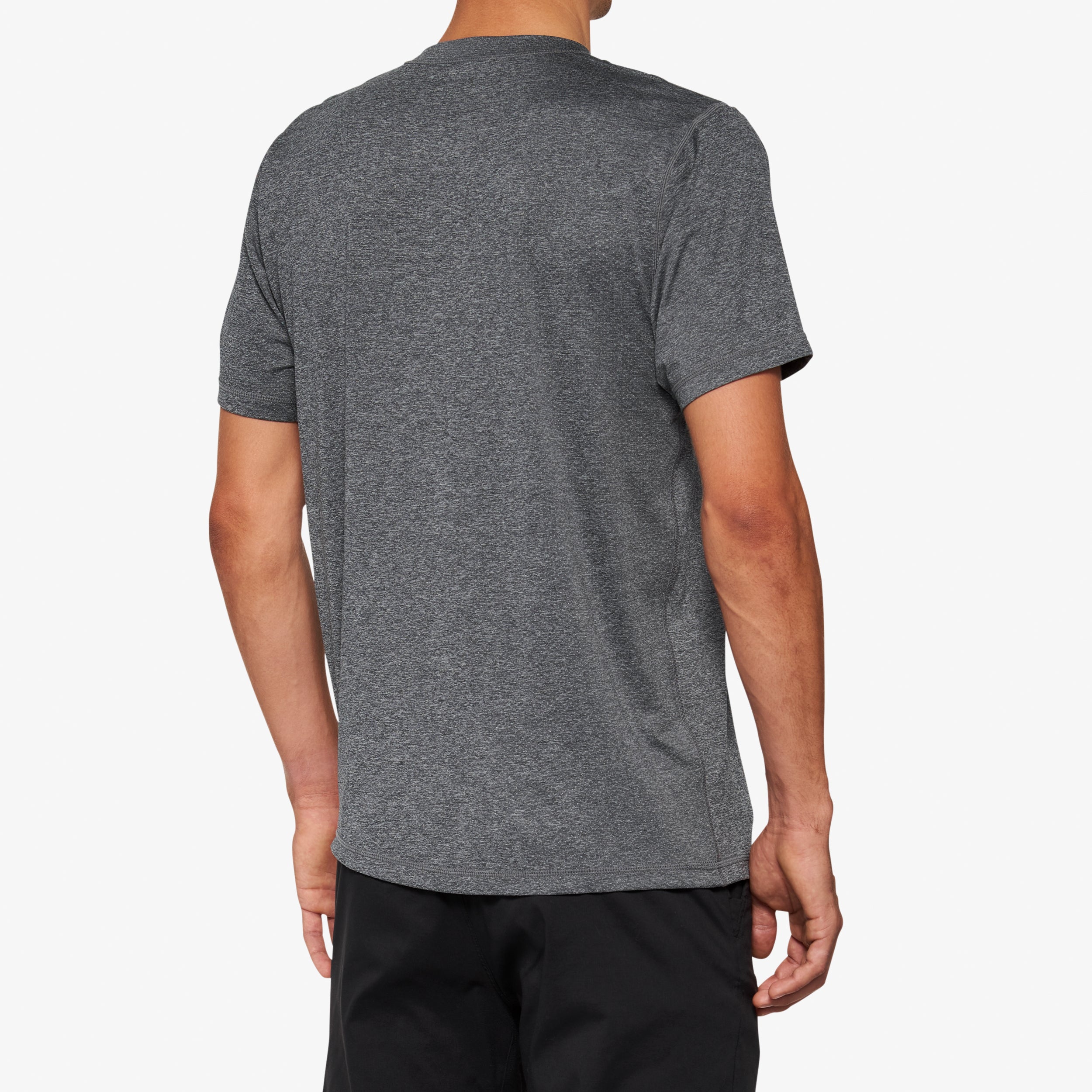 MISSION Athletic Short Sleeve Tee Heather Charcoal - Secondary