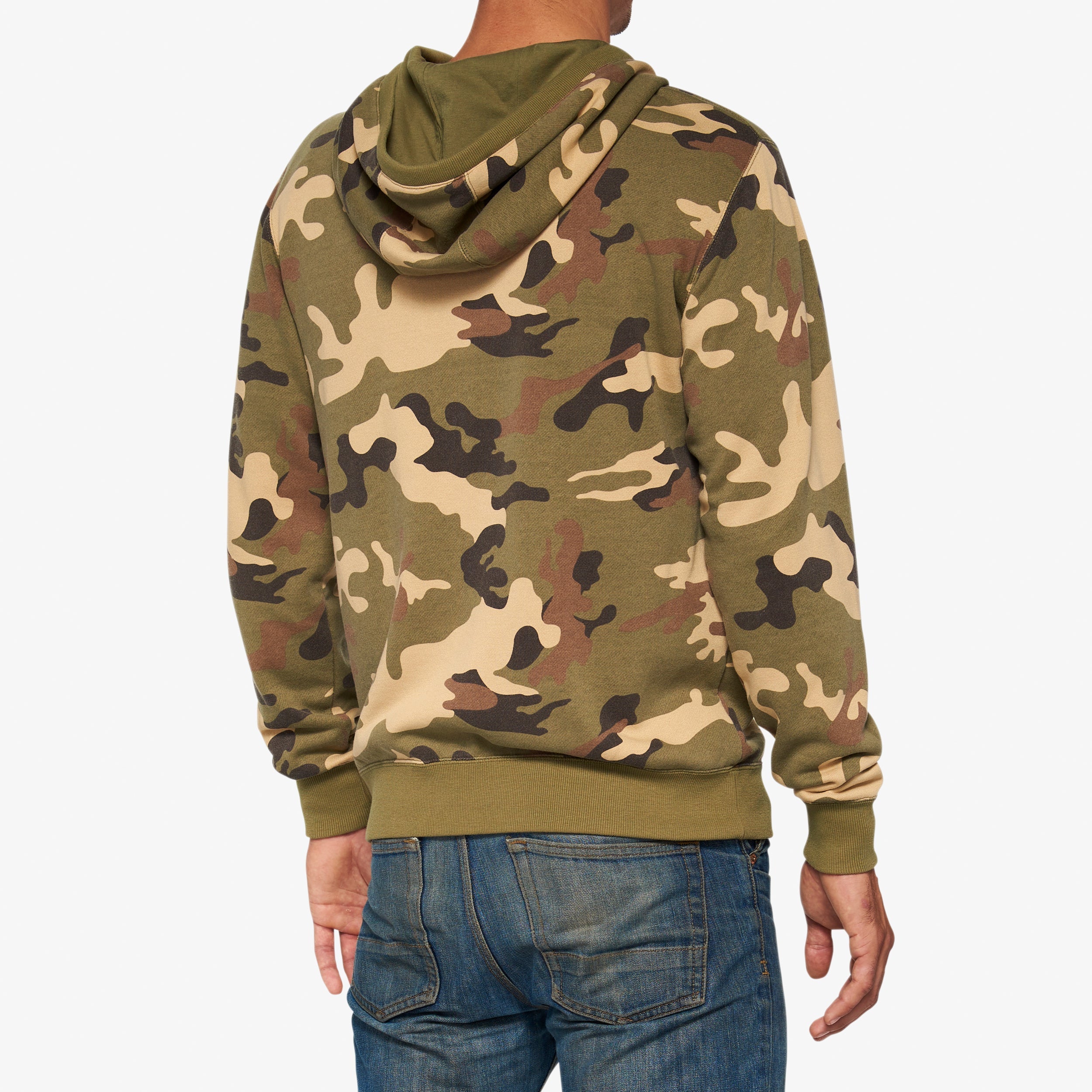 SYNDICATE Sweat à capuche zippé Camo