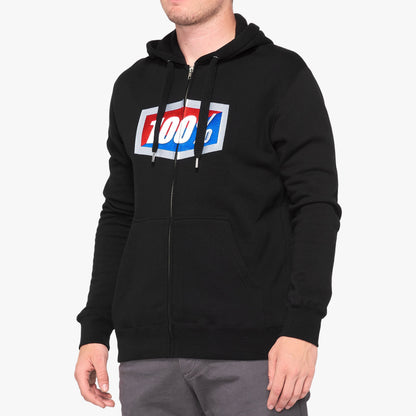 OFFICIAL Zip Hoodie Fleece Black - SP22