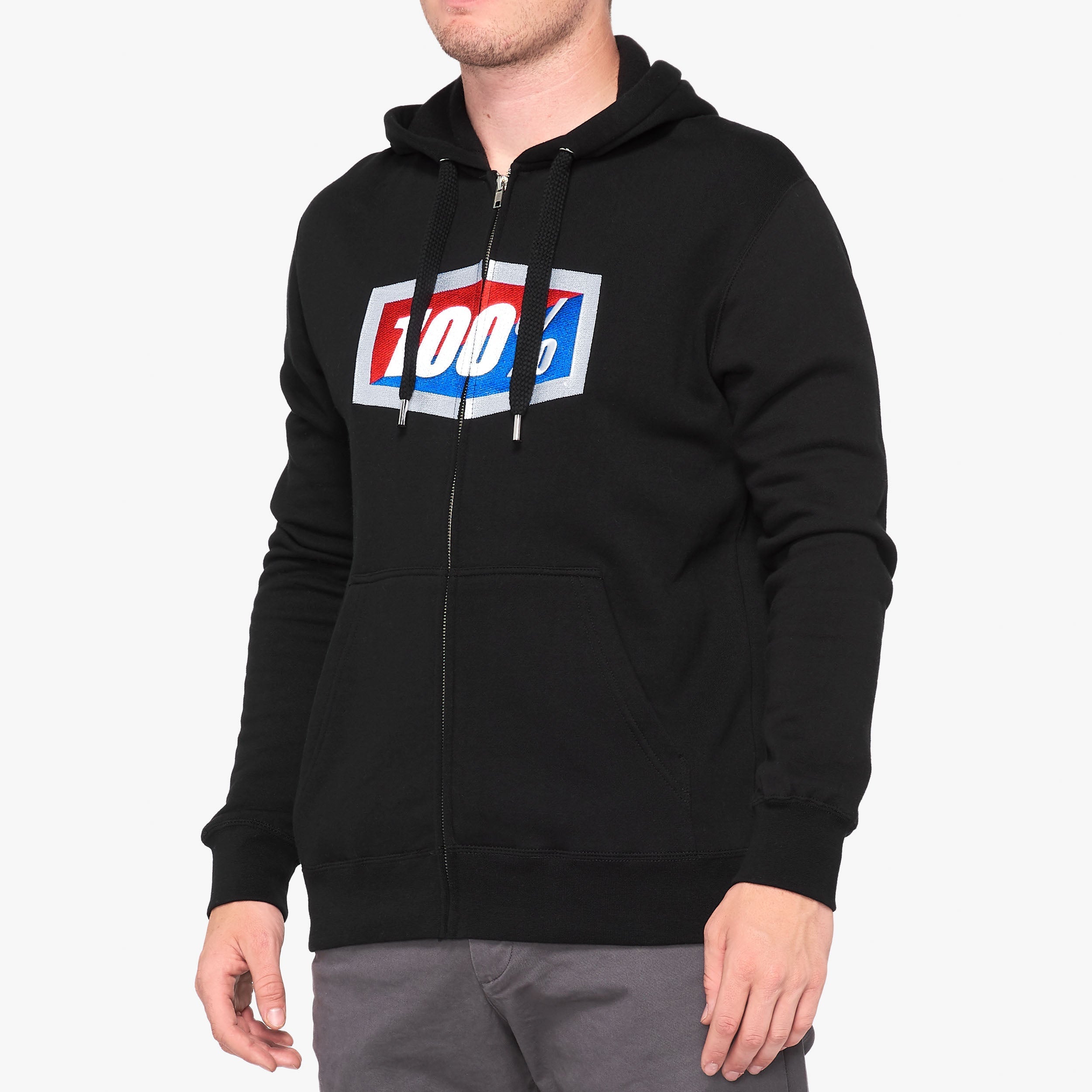 OFFICIAL Sweat à capuche Zippé Polaire Noir - SP22