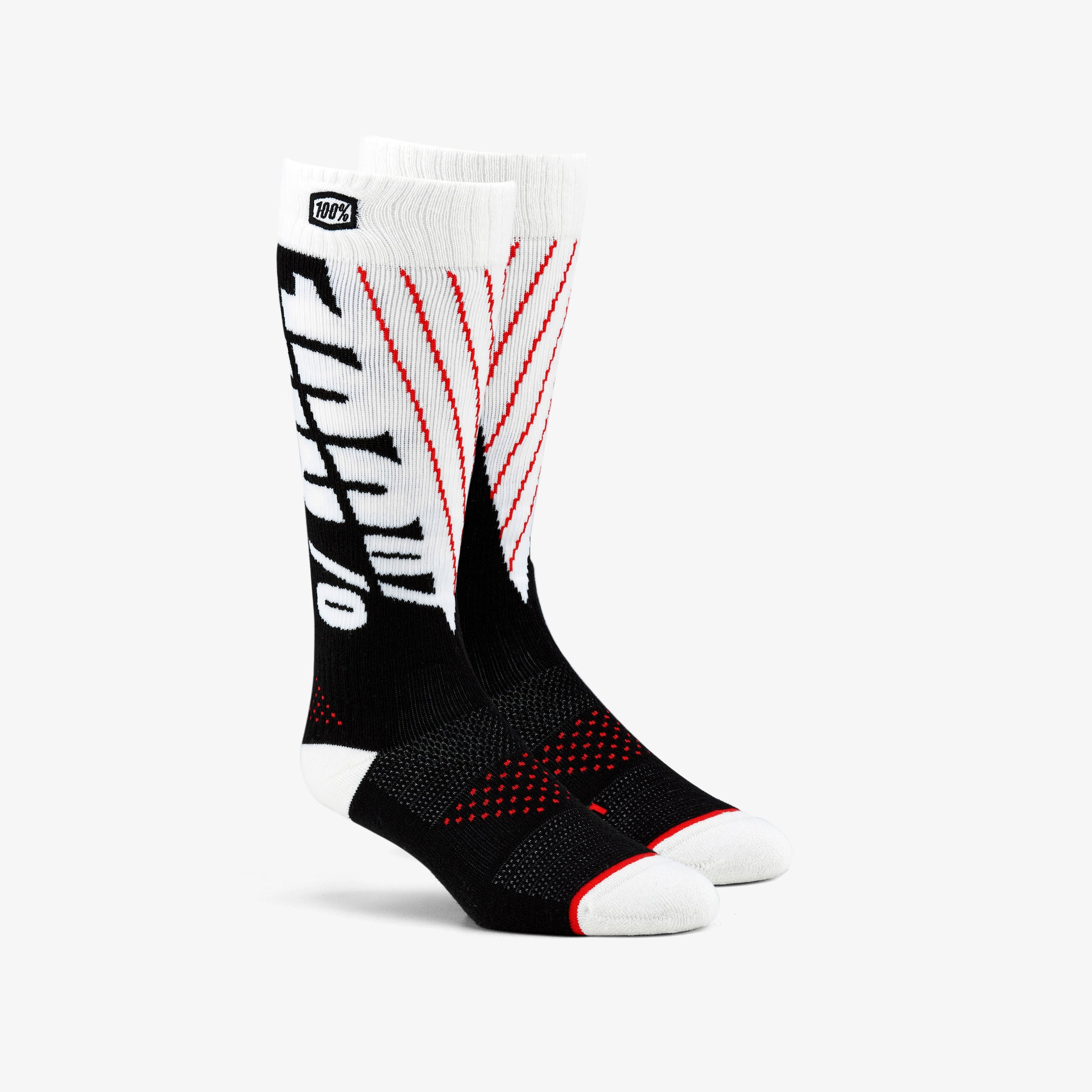 TORQUE Chaussettes Comfort Moto Noir/Blanc