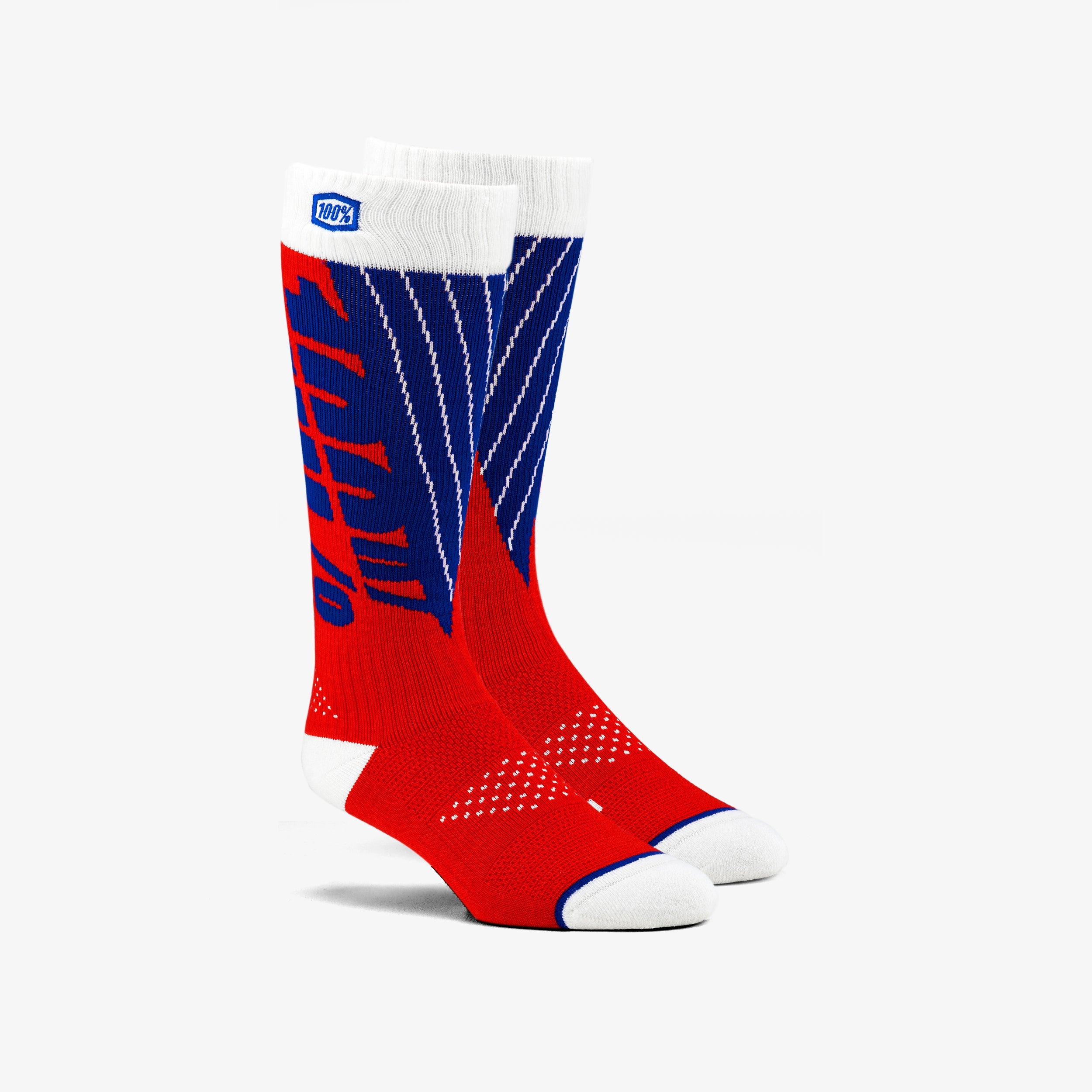 Chaussettes confort épaisses MX TORQUE Rouge/Bleu