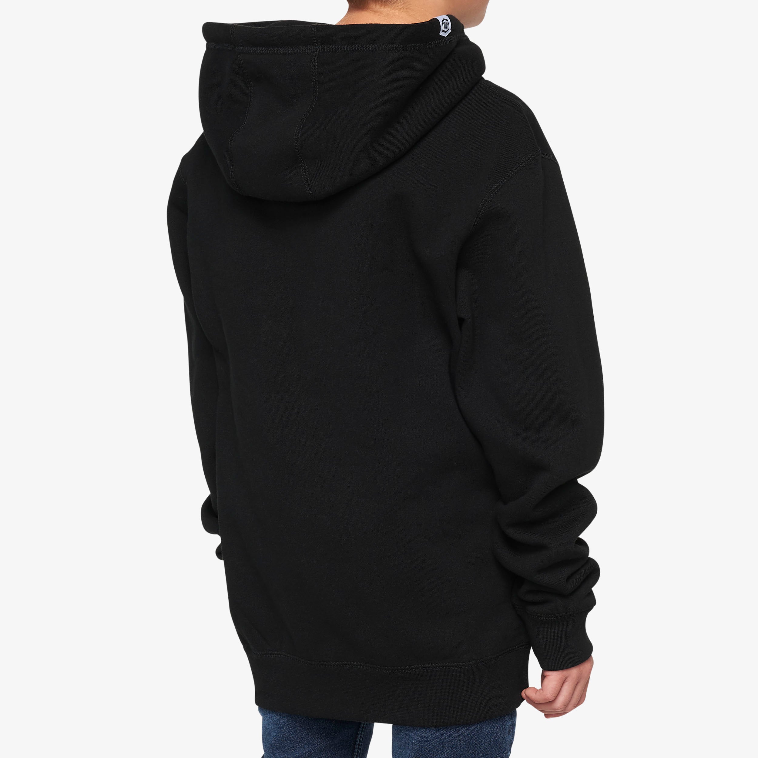 FIOKI YOUTH Pullover Hoodie Fleece Black - Secondary