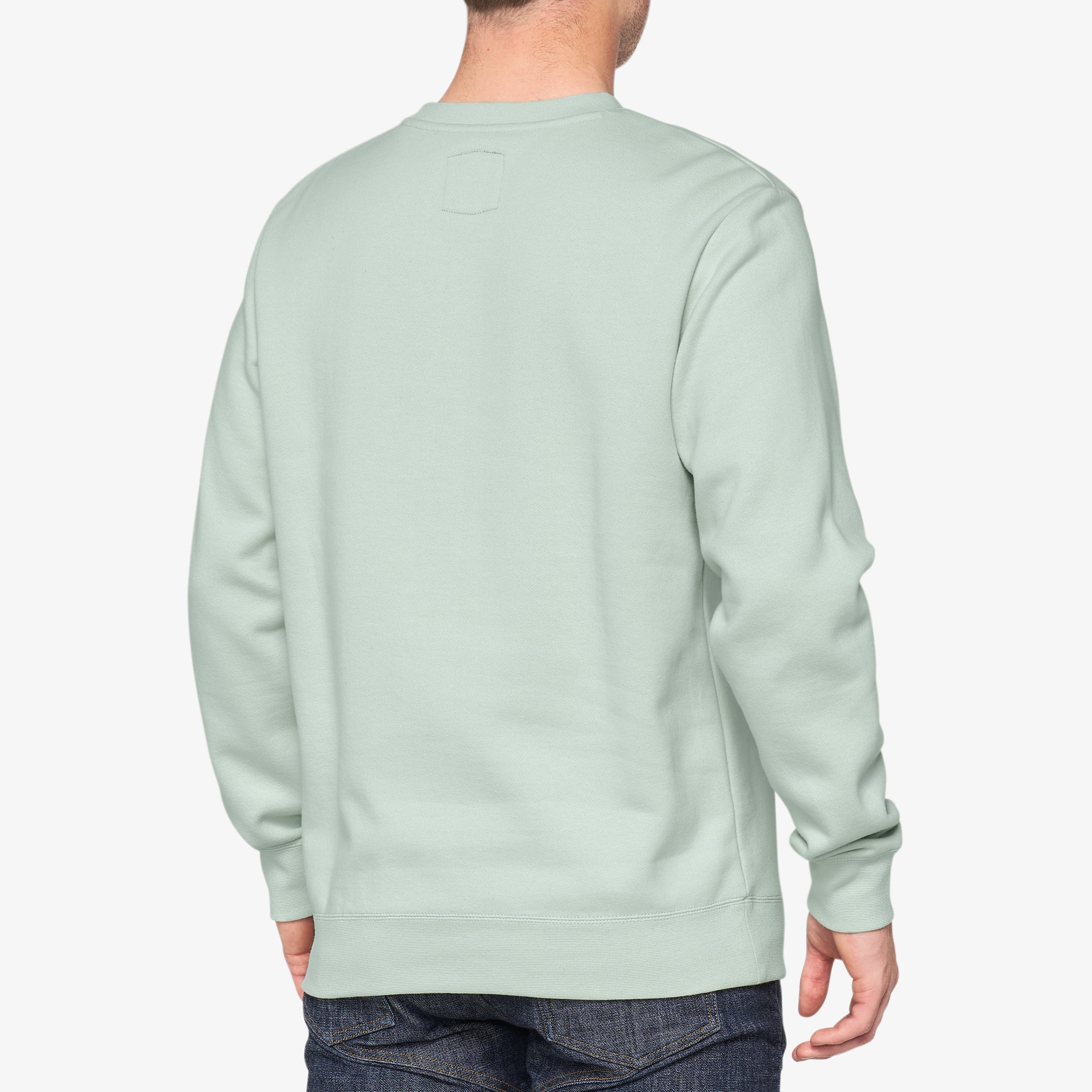 MANIFESTO Crewneck Sweatshirt Pale Aqua - Secondary